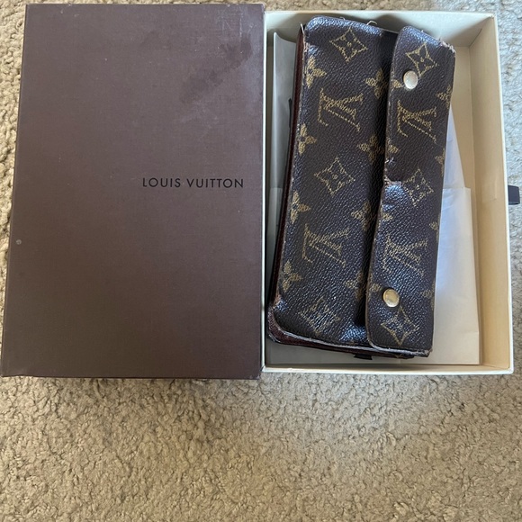 Used Louis Vuitton Brown Wallet Box With Wrapping Inside - Picture 2 of 3